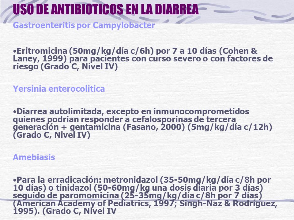 Antibiotico ninos 3 dias